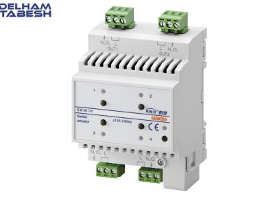 عملگر رله هوشمند 4 کاناله KNX knx محصولات هوشمند KNX GW90741 400x284