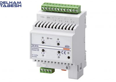 عملگر دیمر هوشمند (LED CVD) knx محصولات هوشمند KNX GW90764 400x284