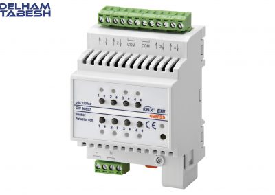 عملگر پرده هوشمند چهار کاناله KNX knx محصولات هوشمند KNX GW90857 400x284