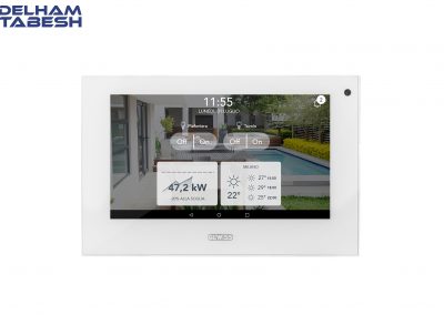 پنل لمسی هوشمند 7 اینچی اندرویدی knx محصولات هوشمند KNX GWA9007CB 400x284